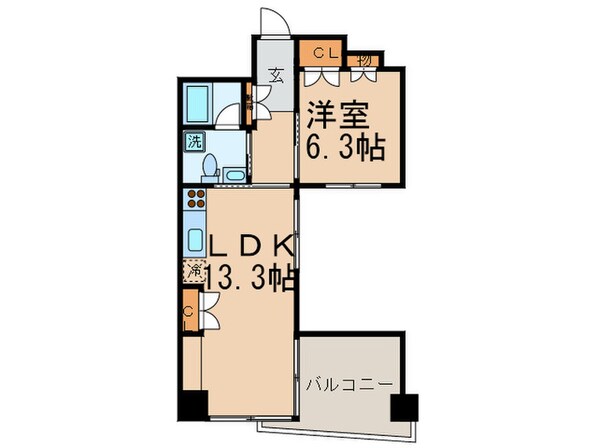 エスティメゾン葵の物件間取画像